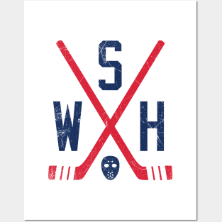 WSH Retro Sticks - White Posters and Art